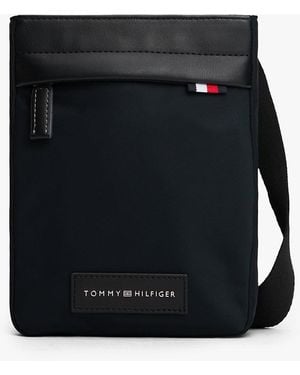 Tommy Hilfiger Logo Patch Crossbody Bag - Black