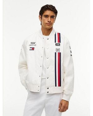 Tommy Hilfiger Th X Cadillac Formula 1 Team Varsity Jack - Wit