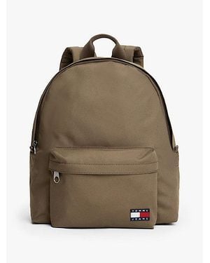 Tommy Hilfiger Essential Logo Dome Backpack - Natural