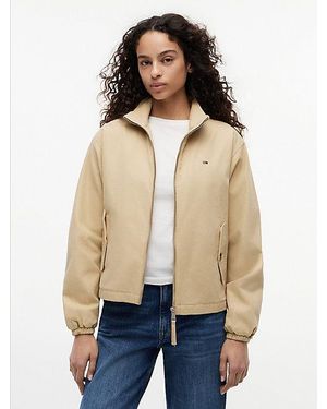 Tommy Hilfiger Jack Van Peachskin Canvas Met Ritssluiting - Naturel