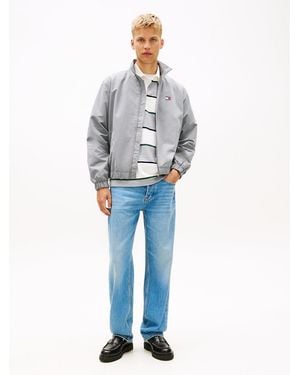 Tommy Hilfiger Jaimie Whiskered Relaxed Straight Leg Jeans - Blue