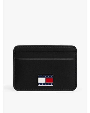 Tommy Hilfiger Tarjetero Con Insignia Del Logo - Negro
