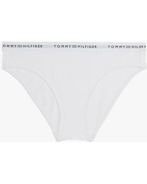 Tommy Hilfiger Repeat Logo Waistband Briefs - White