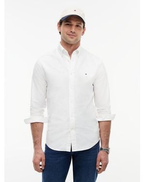Tommy Hilfiger Regular Fit Button-down Oxford Shirt - White