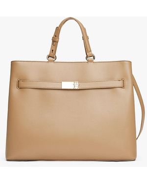 Tommy Hilfiger Heritage Crossbody Satchel - Natural