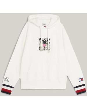 Tommy Hilfiger Disney X Tommy Patch Relaxed Fit Hoody - White