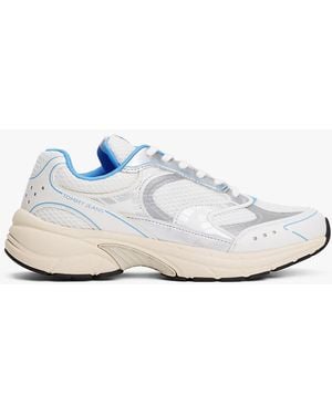 Tommy Hilfiger Baskets De Running Archive Multitextures - Blanc