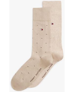 Tommy Hilfiger 4-Pack Classic Socks - Natural