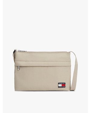 Tommy Hilfiger Essential Ripstop Crossbody Sacoche Bag - Natural