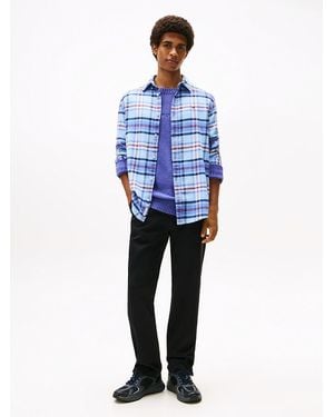 Tommy Hilfiger Pantaloni Chino Otis Regular Fit - Blu