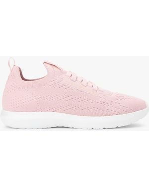 Tommy Hilfiger Knit Lightweight Mono-Sock Slip-On Trainers - Pink