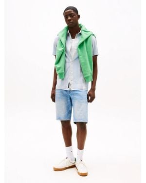 Tommy Hilfiger Scanton Slim Denim Shorts - Green