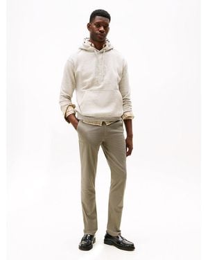 Tommy Hilfiger Bleecker Print Slim Chinos - Natural