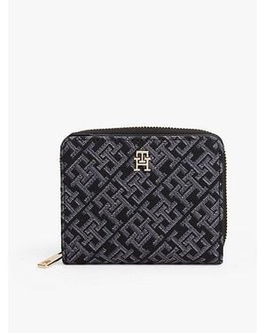 Tommy Hilfiger Cartera Hilfiger Icon Con Logo Y Cremallera - Negro
