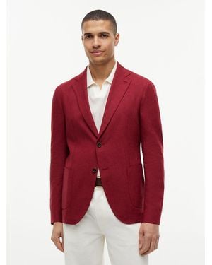 Tommy Hilfiger Blazer Regular Fit Monopetto - Rosso