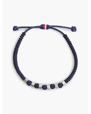 Tommy Hilfiger Verstellbares Blaues Armband Mit Schiebeknoten