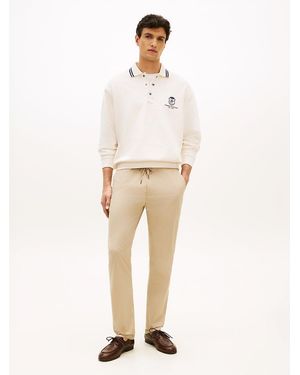 Tommy Hilfiger Denton Lightweight Slim Chinos - Natural