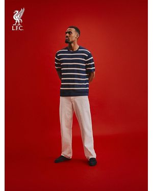 Tommy Hilfiger Cinch Adjuster Washed Loose Jeans - White