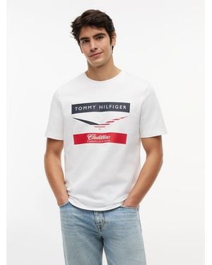 Tommy Hilfiger Th X Cadillac Formula 1® Team Chevron T-shirt - White