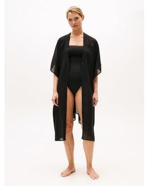 Tommy Hilfiger Cover-up Beach Kaftan - Black
