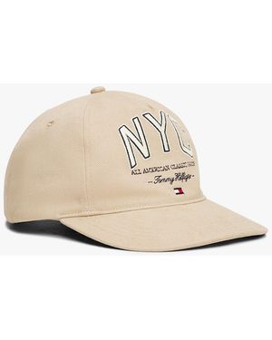 Tommy Hilfiger Cappello Da Baseball A Cinque Sezioni - Bianco