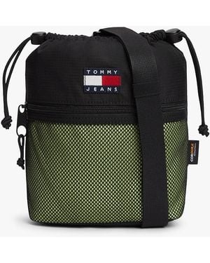 Tommy Hilfiger Logo Ripstop Crossbody Outdoor Bag - Green