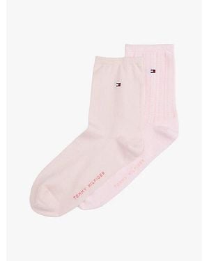 Tommy Hilfiger Pack De 2 Pares De Calcetines Cortos - Rosa