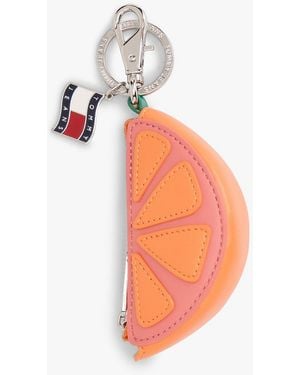 Tommy Hilfiger Keyring Coin Purse - White