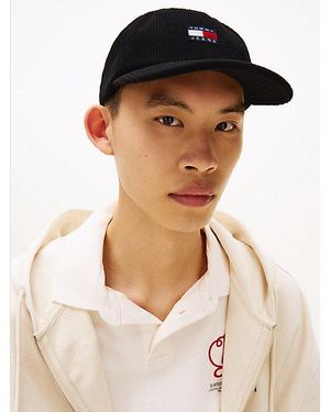 Tommy Hilfiger Heritage Baseball-Cap Aus Cord - Schwarz