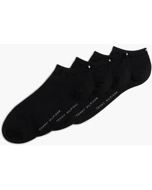Tommy Hilfiger 4-pack Trainer Socks - Black