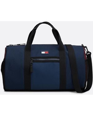 Tommy Hilfiger Mesh Pocket Duffel Bag - Blue