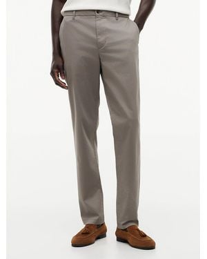 Tommy Hilfiger Denton Straight Printed Structure Chinos - Grey