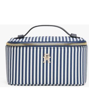 Tommy Hilfiger Stripe Vanity Case - Blue