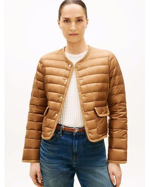 Tommy Hilfiger Water Repellent Lightweight Down Slim Jacket - Blue