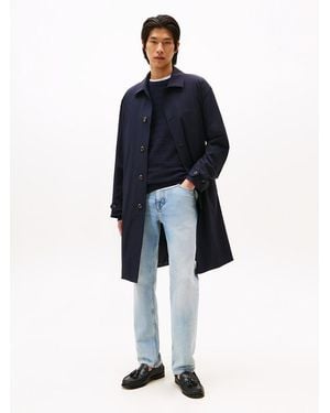 Tommy Hilfiger Denton Faded Straight Leg Jeans - Blue