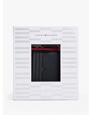 Tommy Hilfiger Set De Tarjetero Y Llavero - Blanco