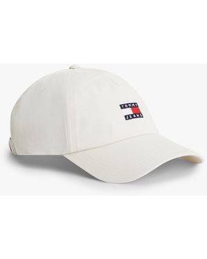 Tommy Hilfiger Heritage Logo Baseball Cap - White