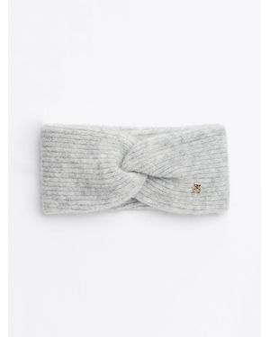 Tommy Hilfiger Twist Front Knit Headband - Grey