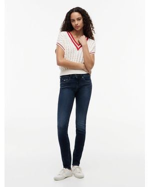 Tommy Hilfiger Low Rise Skinny Jeans - Blue