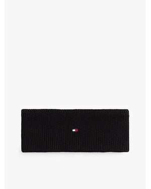 Tommy Hilfiger Kids Essential Flag Embroidery Headband - Black