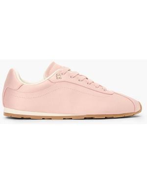 Tommy Hilfiger Th Monogram Satin Trainers - Pink