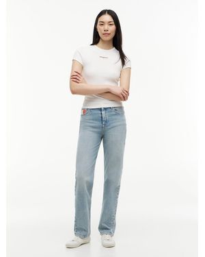 Tommy Hilfiger Vintage High Rise Slim Straight Jeans - Blue