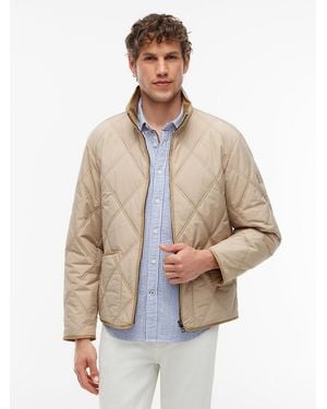Tommy Hilfiger Diamond Quilted Zip-Thru Jacket - Natural