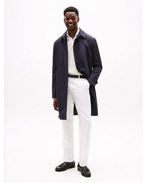 Tommy Hilfiger Gabardina Con Diseño Acolchado - Azul