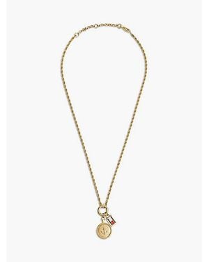 Tommy Hilfiger Collar Con Colgantes De Estilo Náutico - Metálico