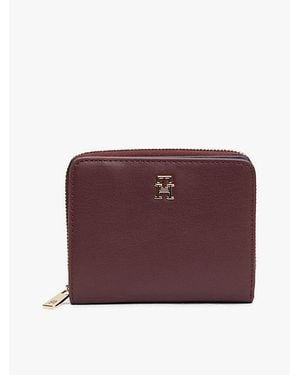Tommy Hilfiger Hilfiger Icon Reißverschluss-Brieftasche - Lila