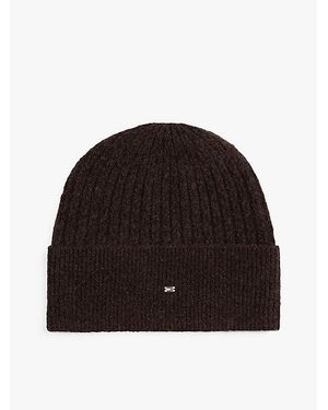 Tommy Hilfiger Gorro De Punto Trenzado Con Logo - Negro
