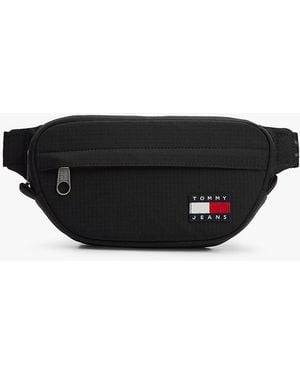 Tommy Hilfiger Essential Logo Ripstop Crossbody Bumbag - Black