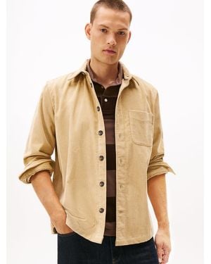 Tommy Hilfiger Relaxed Corduroy Overshirt - Natural