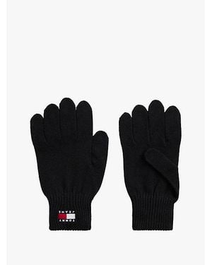 Tommy Hilfiger Heritage Handschuhe Mit Rippstrick-Bündchen - Schwarz